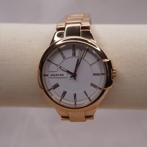 French Brand Agatha-Roman Numeral Wrist Watch